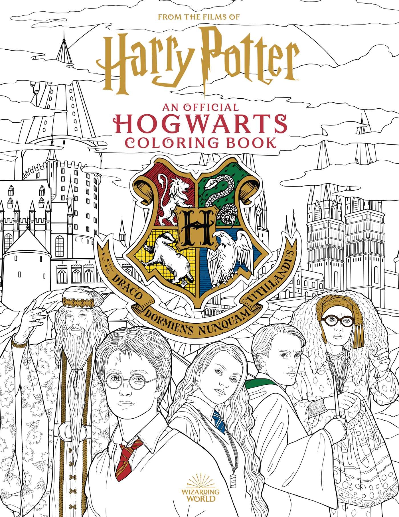 Harry Potter An Official Hogwarts Coloring Book Book By Paula Rozelle Hanback Official Publisher Page Simon Schuster