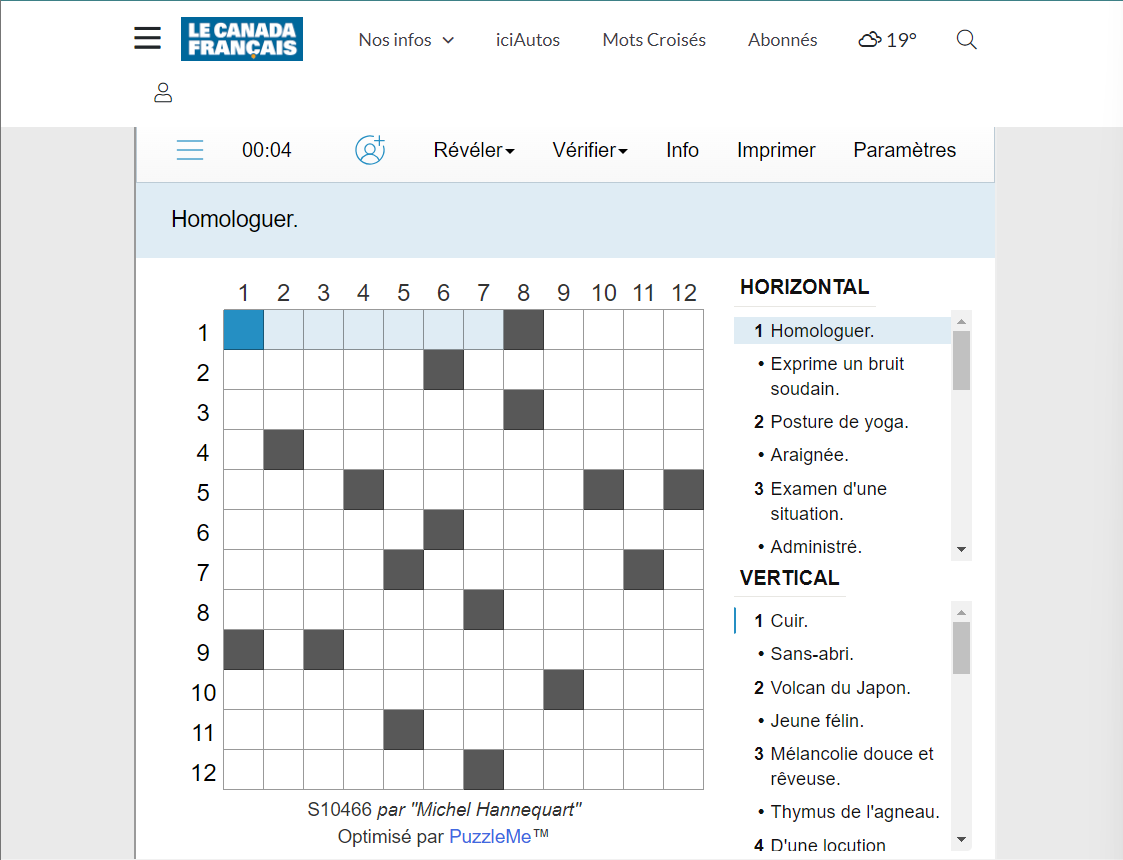 french you crossword clue