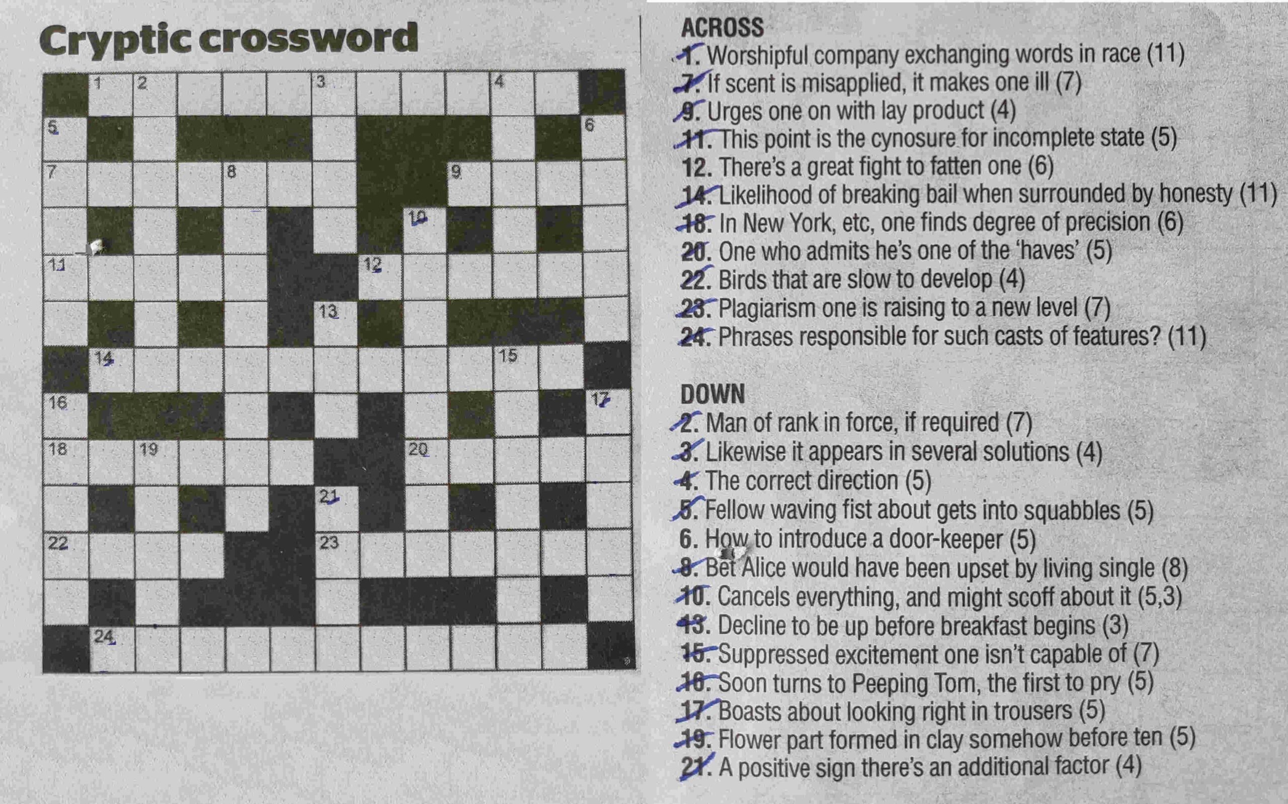 How To Do Cryptic Crosswords Bennettarium