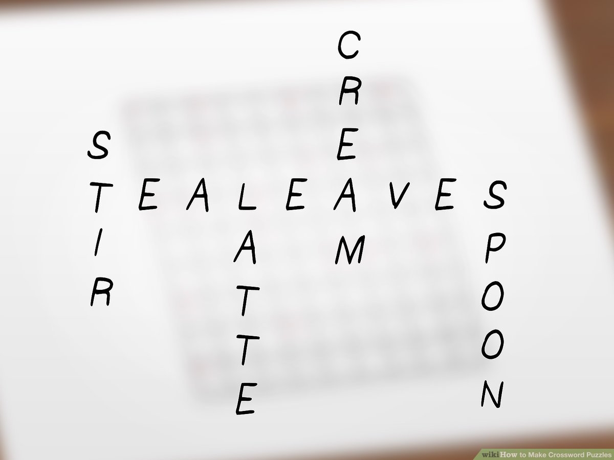 How To Make Crossword Puzzles 15 Steps with Pictures WikiHow