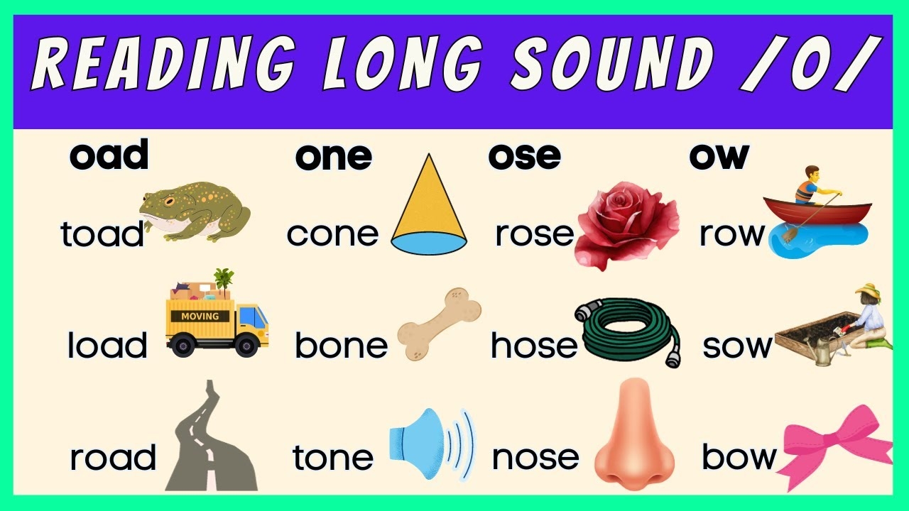 HOW To READ LONG SOUND WORDS Oo PHONICS For KIDS YouTube