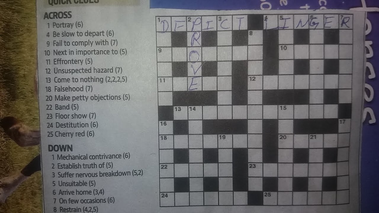 how to play crossword