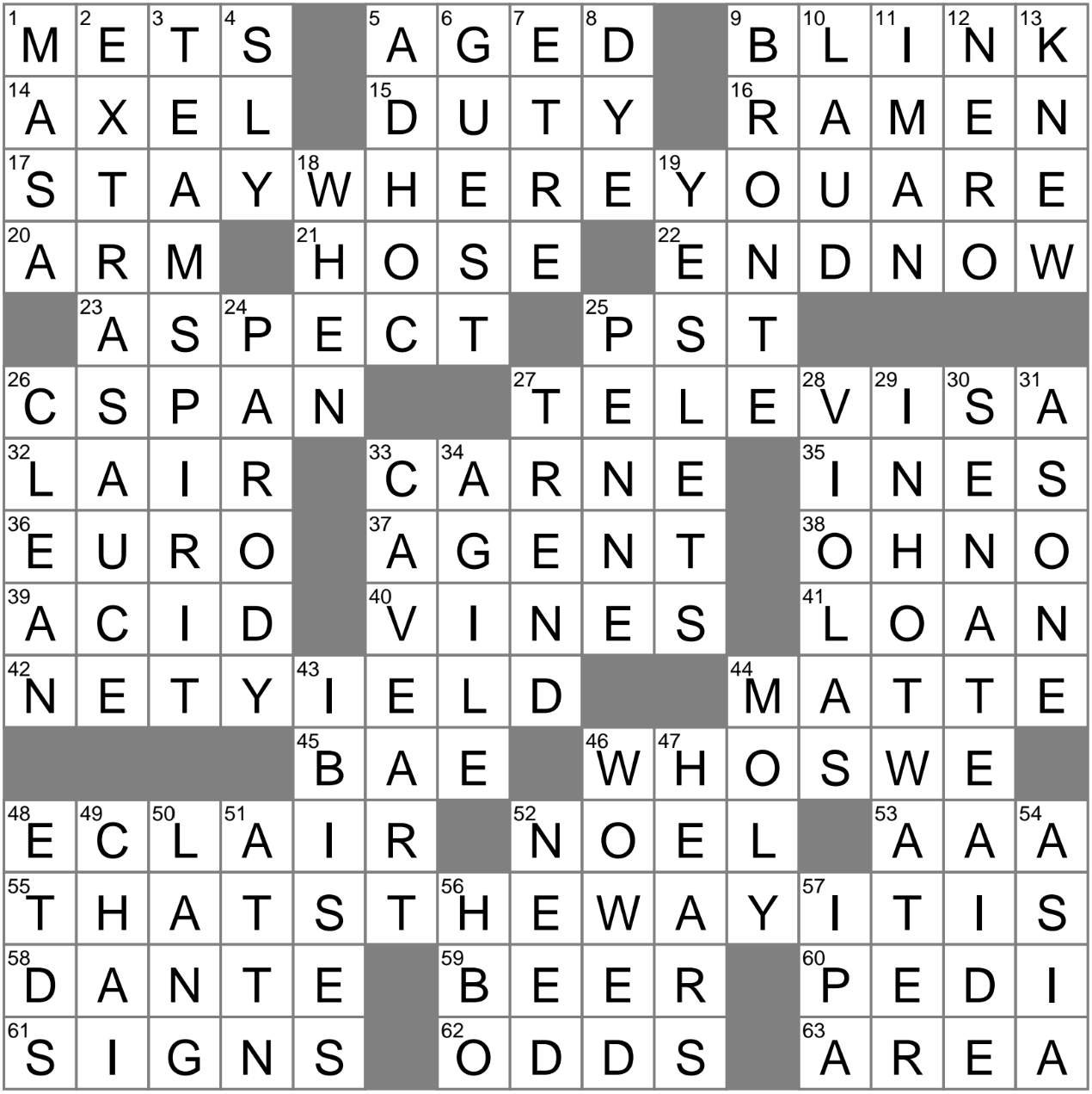I Want No Part Of This Crossword Clue Archives LAXCrossword