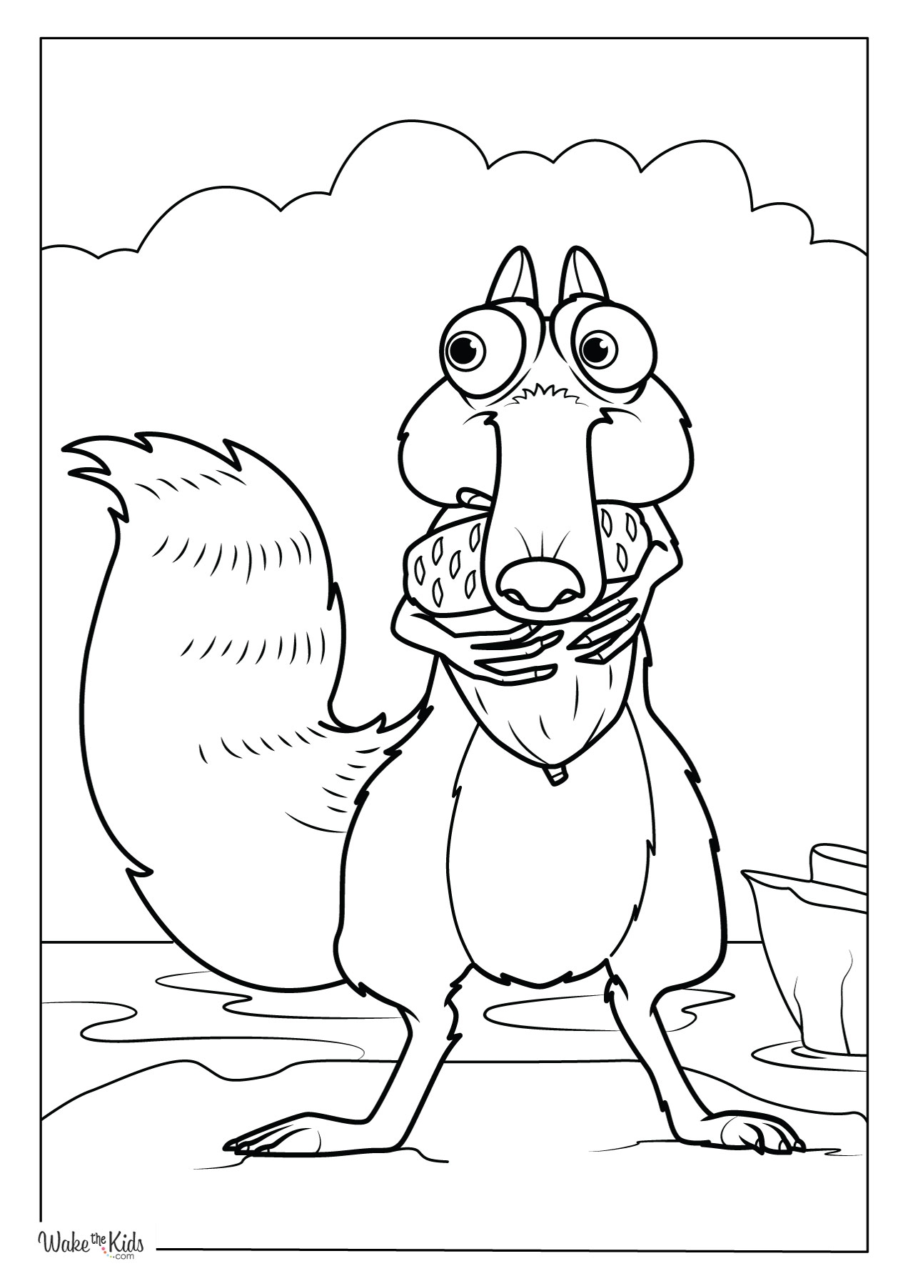 Ice Age Coloring Pages Free Printable PDFs WakeTheKids