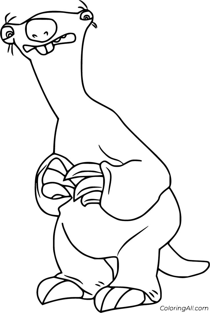 Ice Age Coloring Pages