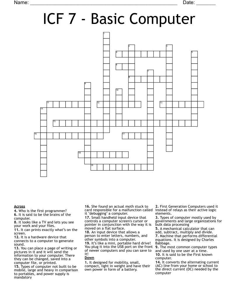 tv port letters crossword clue