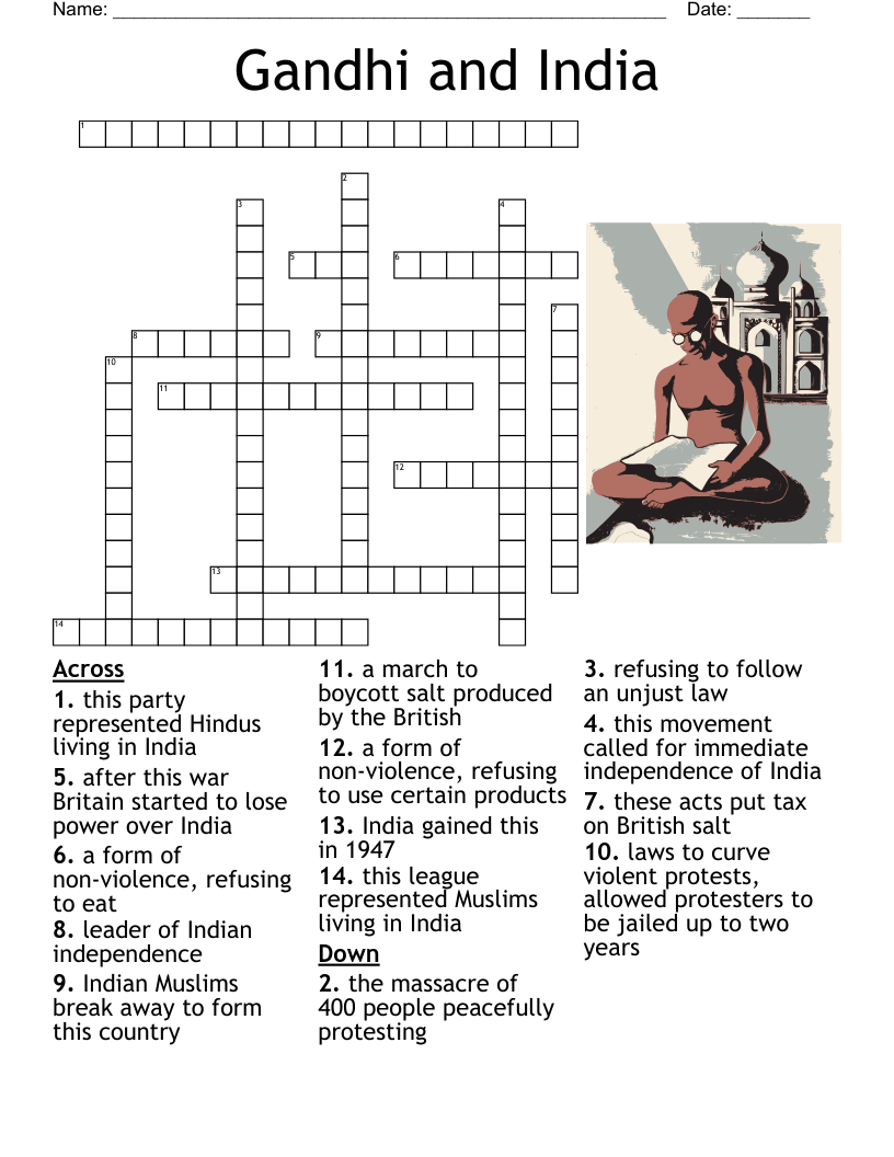 Indian Cities And State Crossword WordMint Indian Cities And State Crossword WordMint