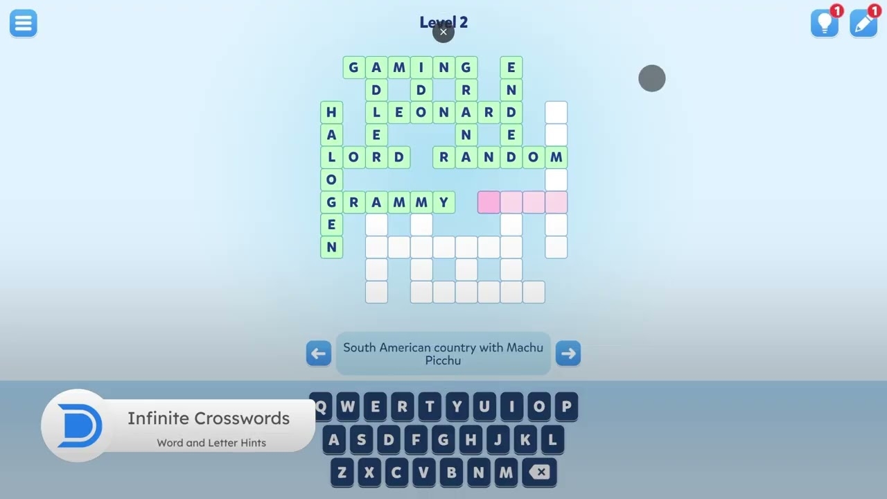 Infinite Crosswords Get HTML5 Word Game License DoonDookStudio