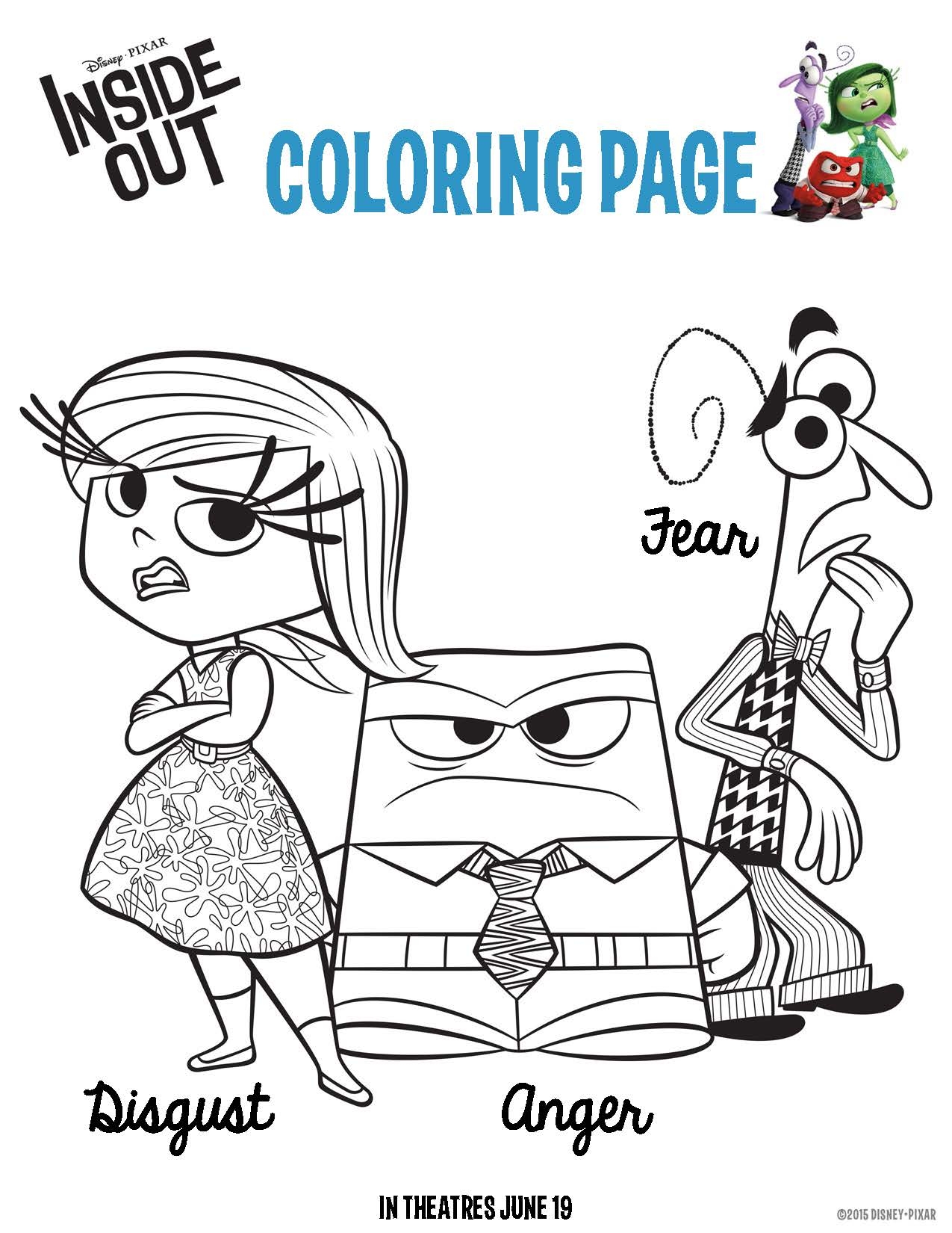 Inside Out 2 Coloring Pages And Printables Inside Out 2 Coloring Pages And Printables