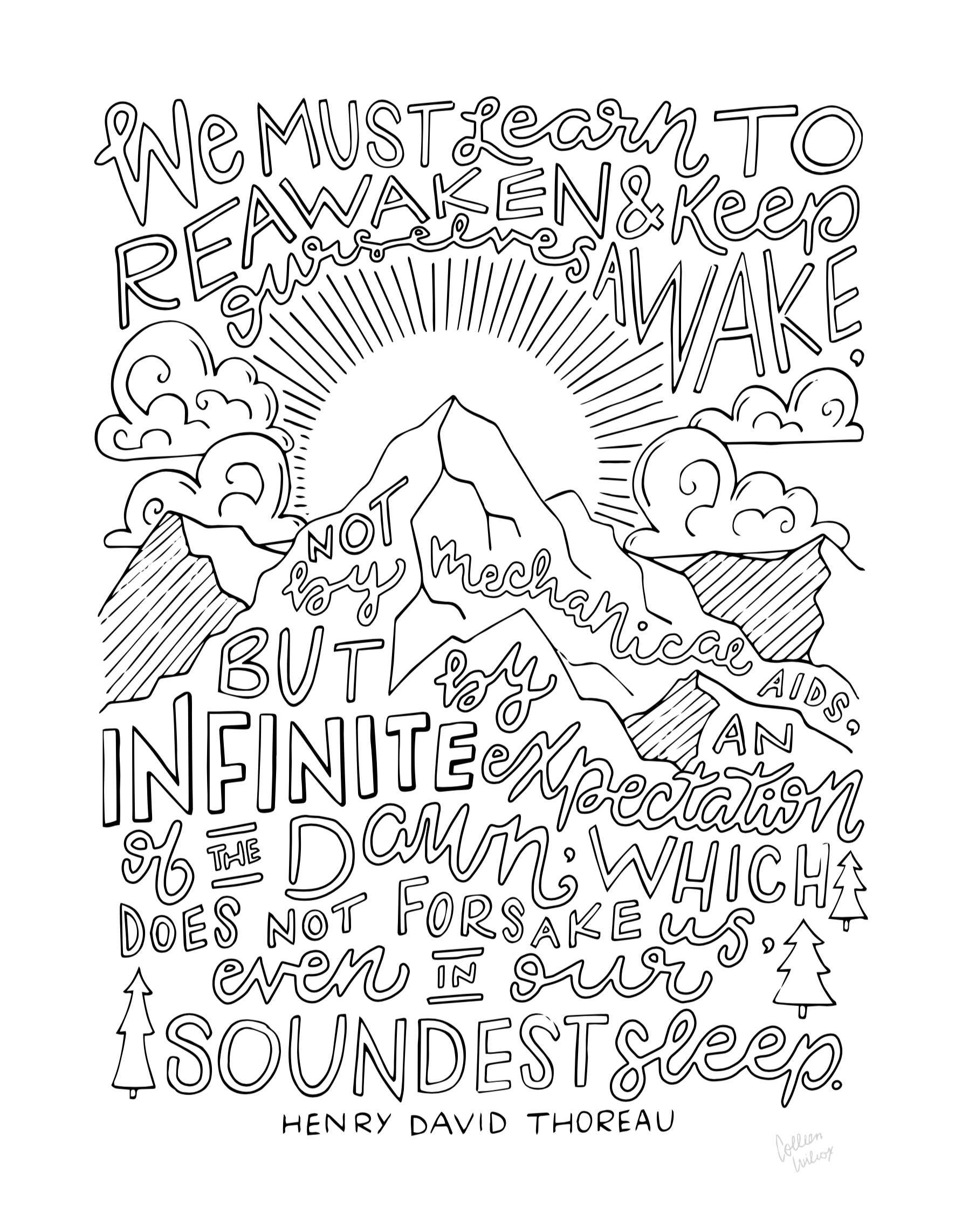 Inspirational Coloring Pages Wander On Words