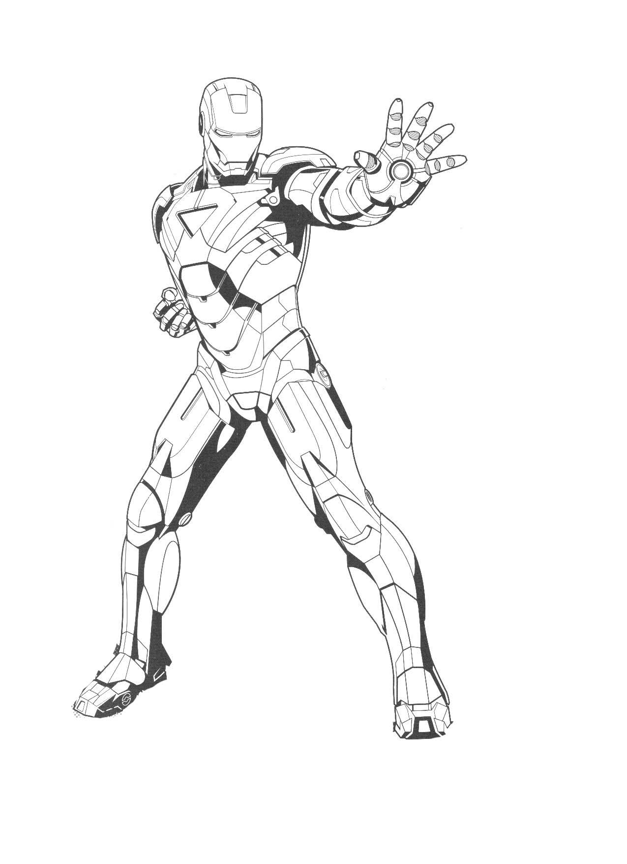 Iron Man Coloring Page To Print For Kids Iron Man Coloring Pages