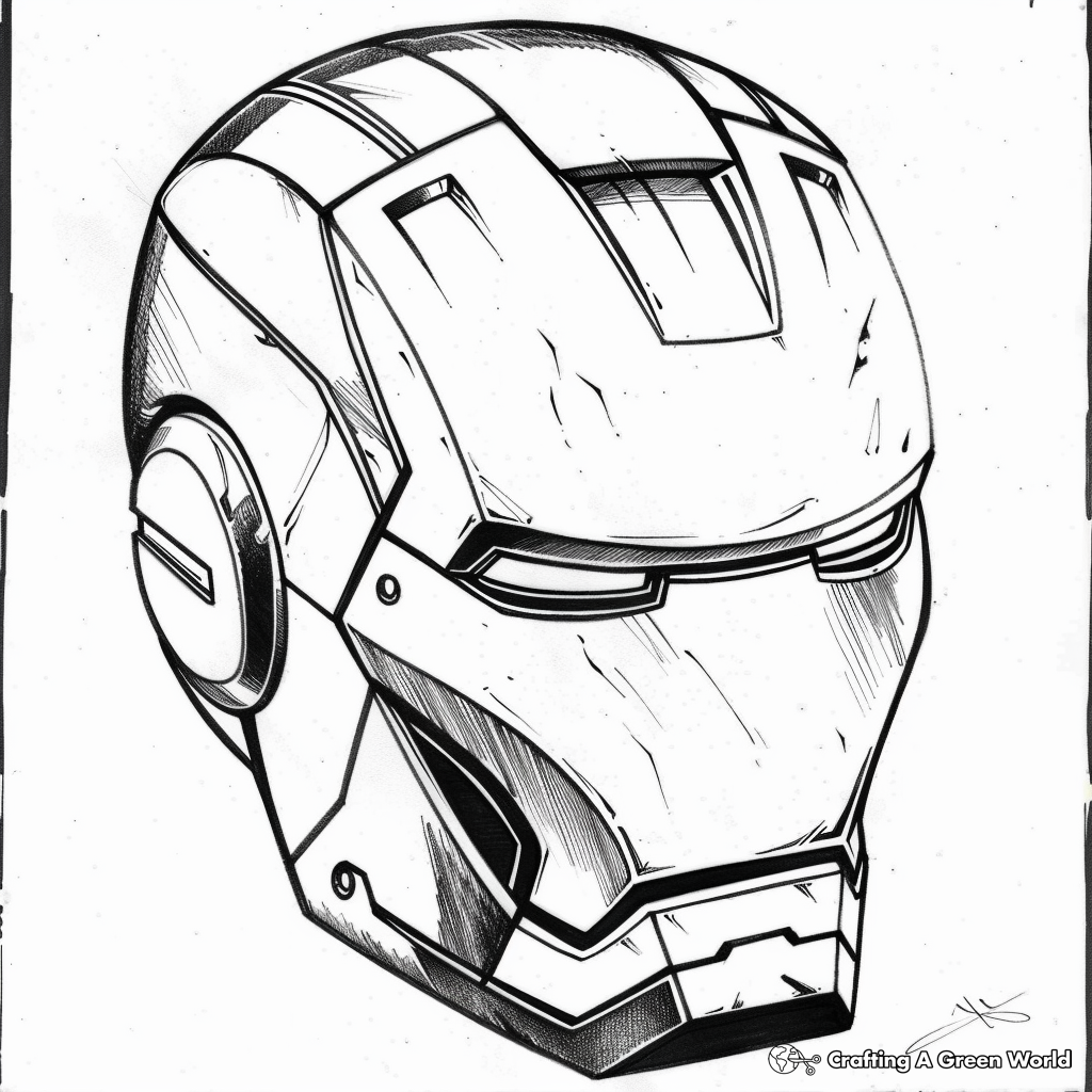 iron man color sheets