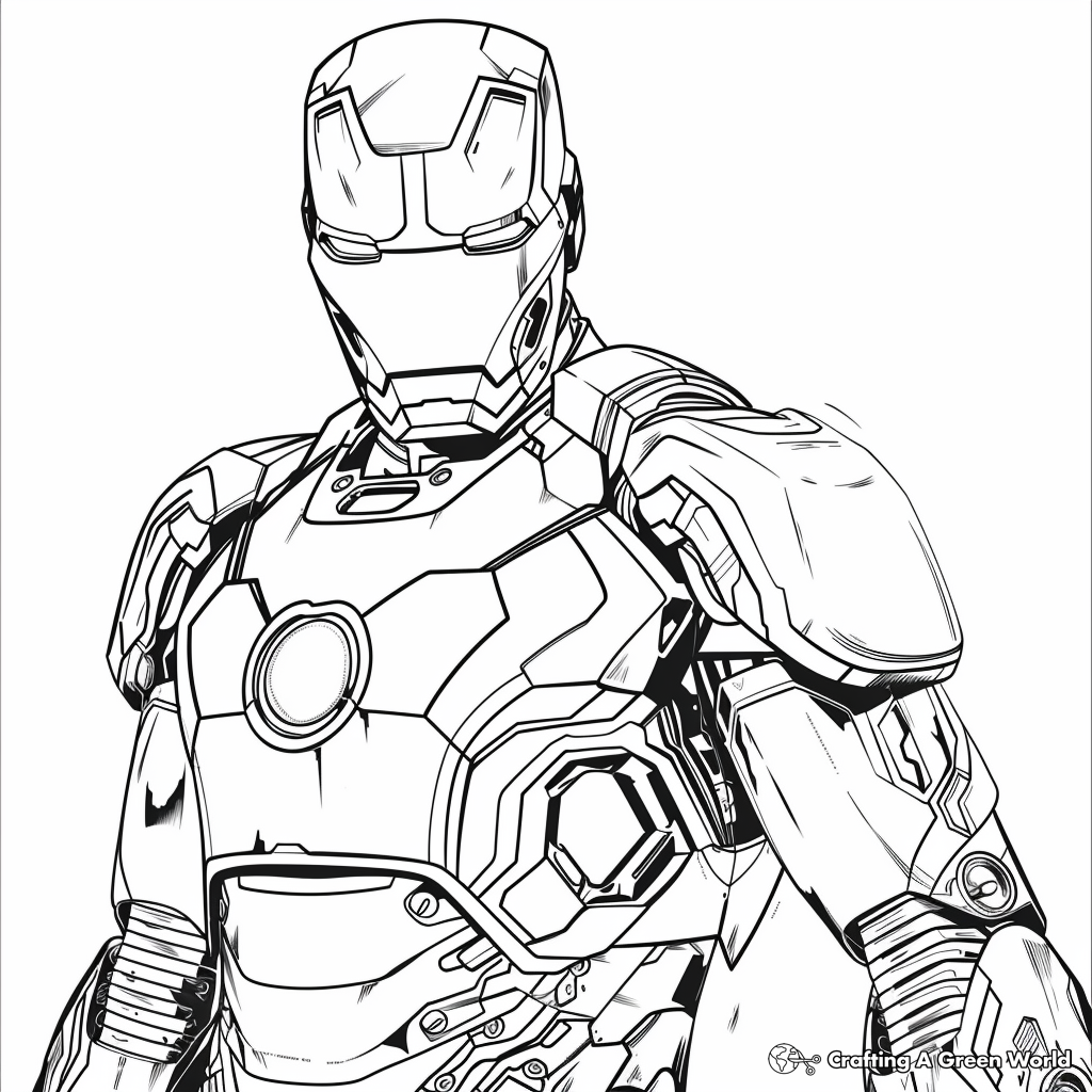 iron man pictures to color