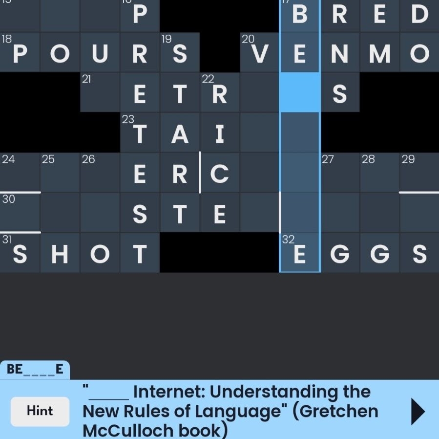 Jan Feb Mar 2024 Crossword Puzzles And Vowel Charts Gretchen McCulloch