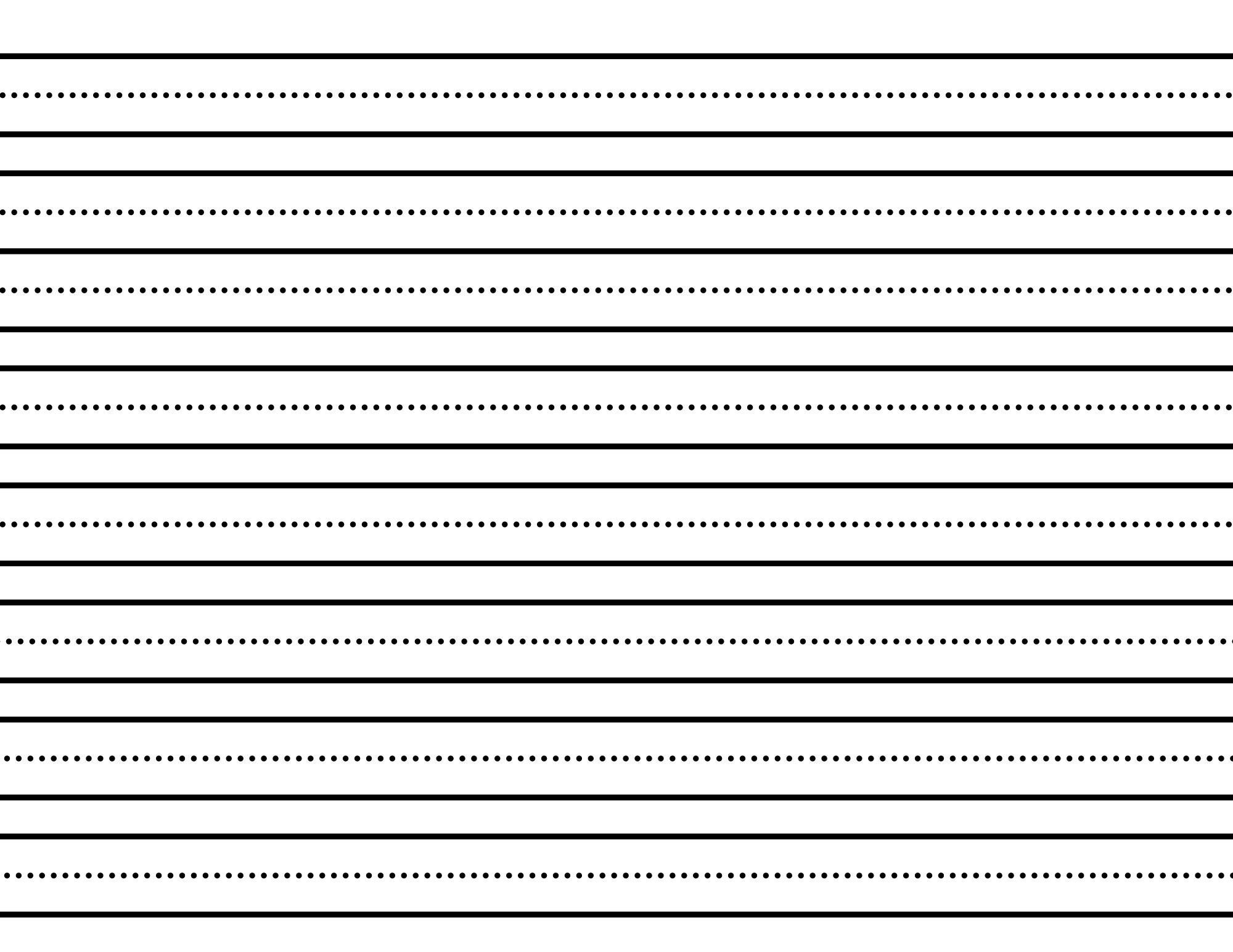 writing pages for kindergarten