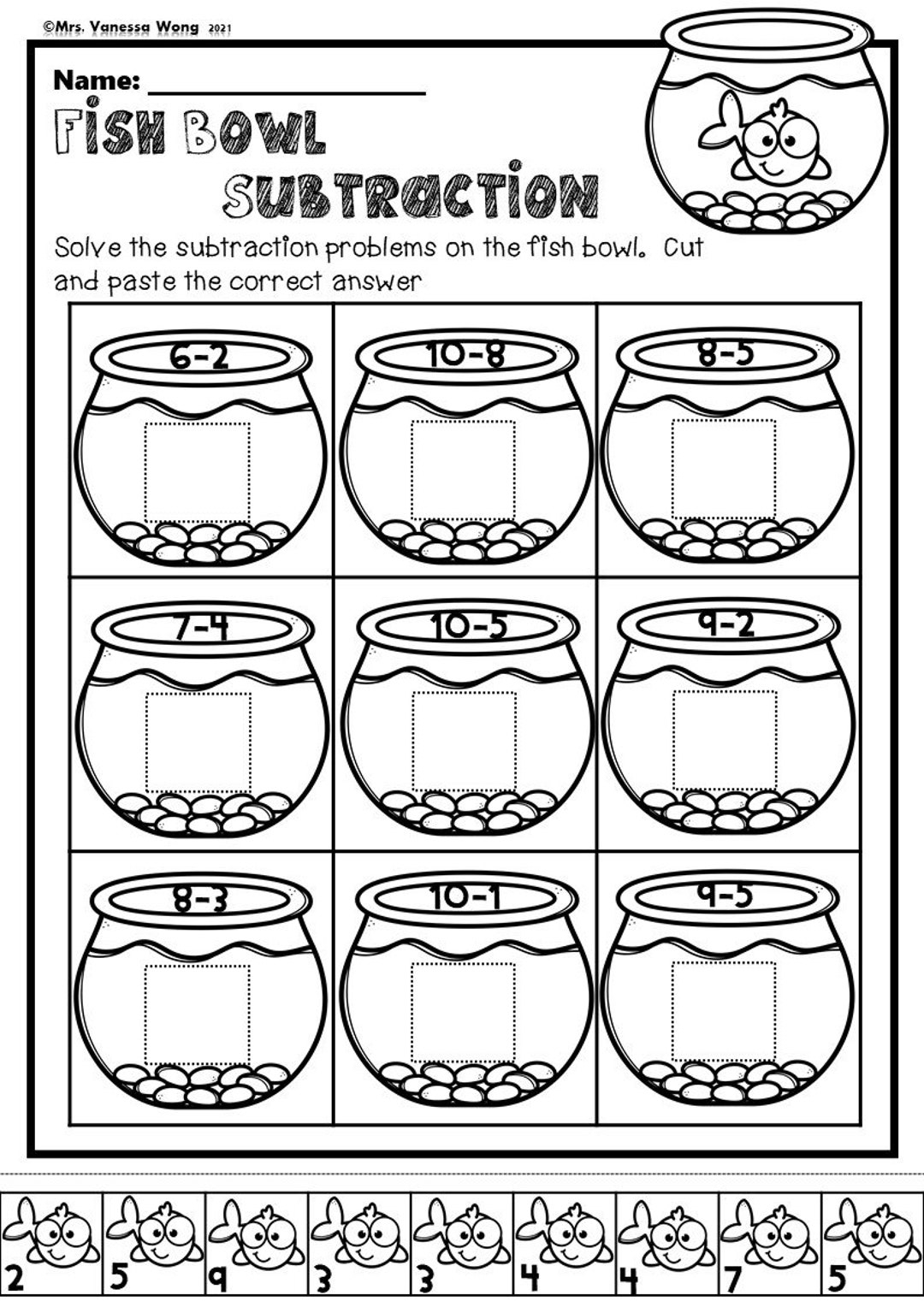 Kindergarten Math Worksheets Cut And Paste Subtraction Distance Learning Etsy Kindergarten Math Worksheets Cut And Paste Subtraction Distance Learning Etsy