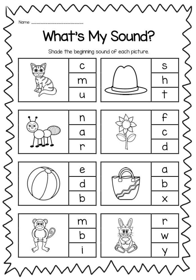 Kindergarten Phonics Worksheets Printable Free Kindergarten Worksheets Kindergarten Phonics Worksheets Printable Free Kindergarten Worksheets