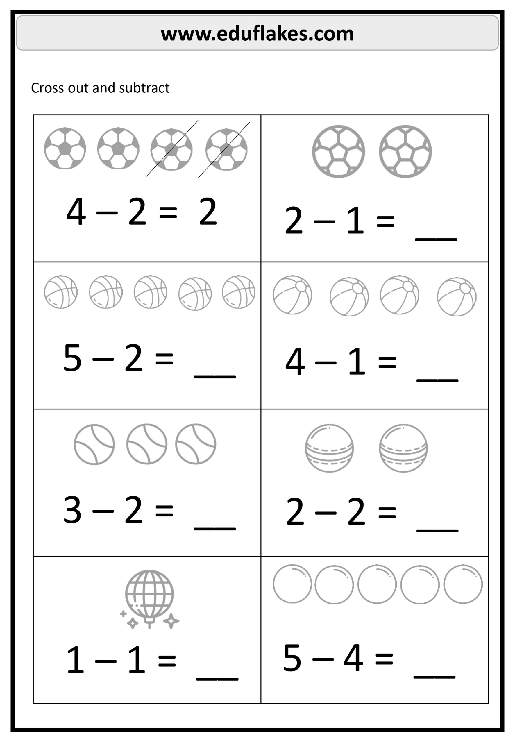 subtraction worksheet for kindergarten subtraction worksheet for kindergarten
