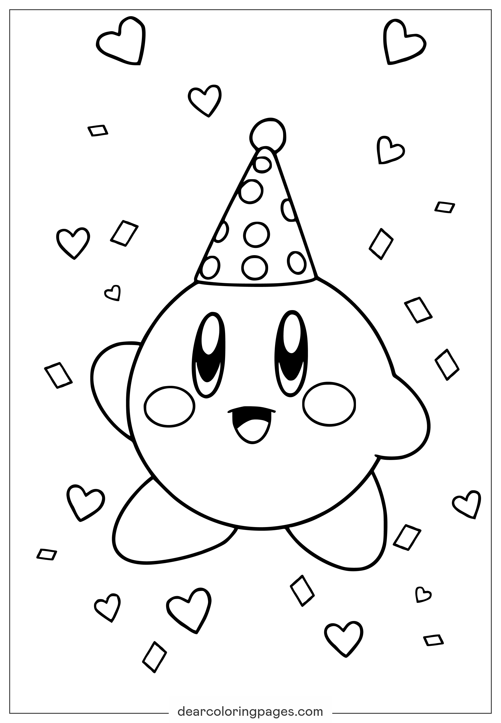 coloring pages of kirby coloring pages of kirby