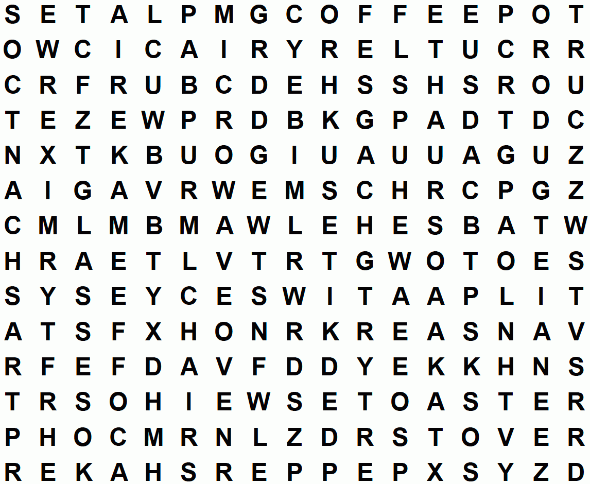 large word search puzzles
