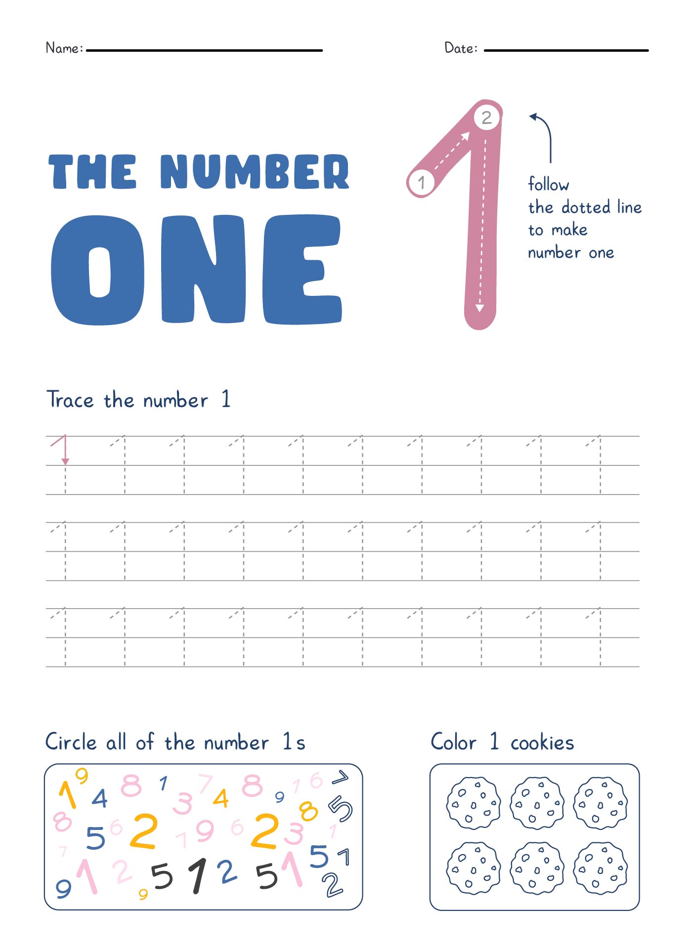 Large Numbers 1 300 10 Free PDF Printables Printablee