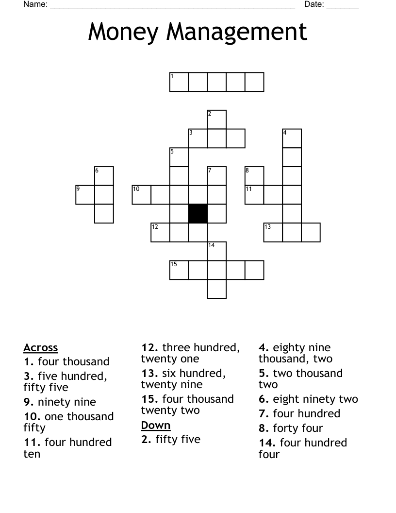large amount crossword clue