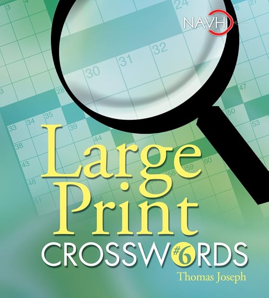 large print crossword puzzle books large print crossword puzzle books