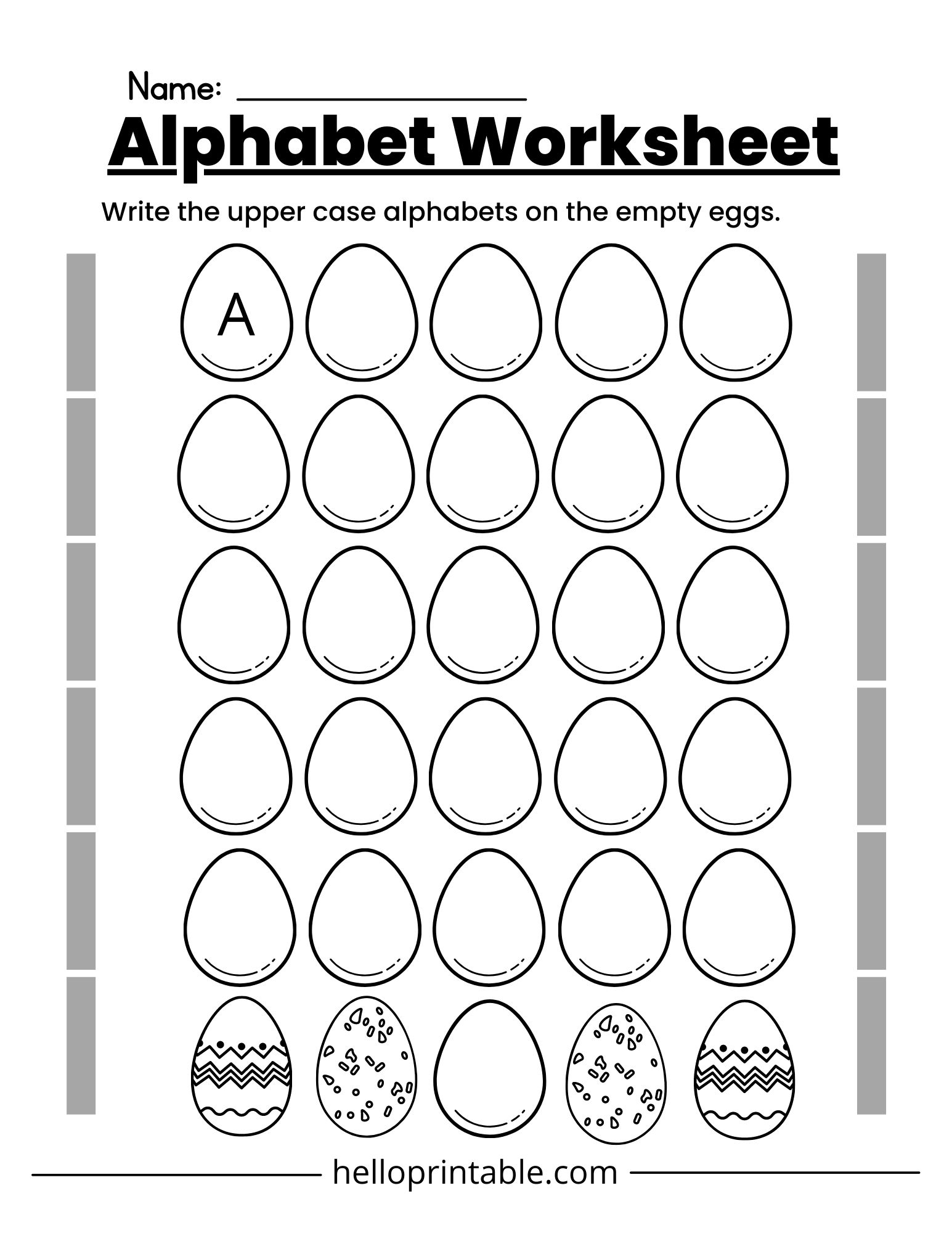 worksheets printable for kids
