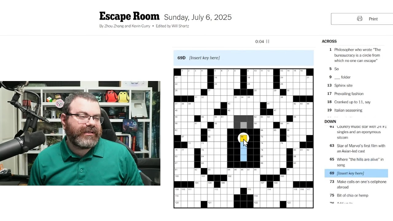 Learning Crossword Week 59 NYT Crossword Sunday July 6th 2025 YouTube