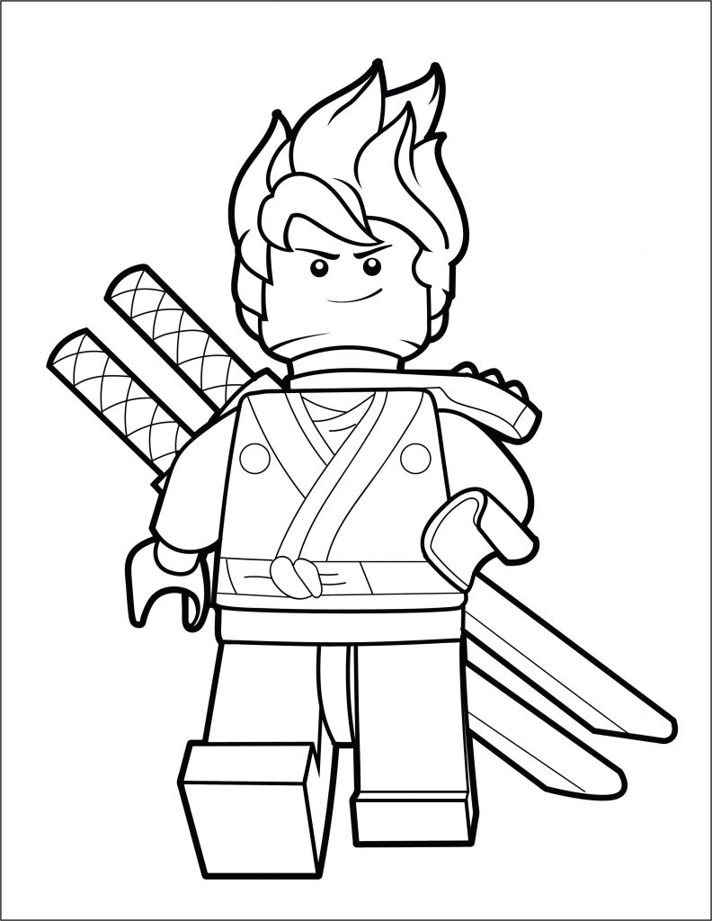 LEGO Ninjago Coloring Page Kai The Brick Show