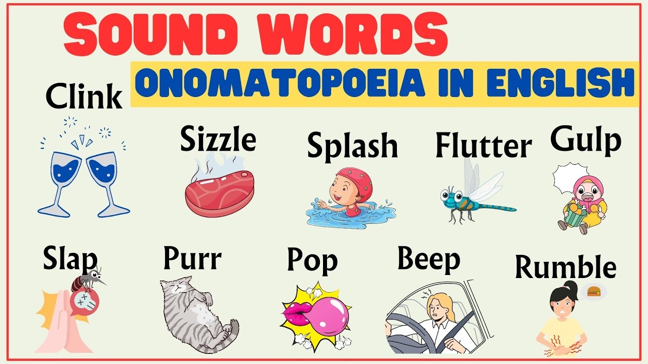 words that are onomatopoeia