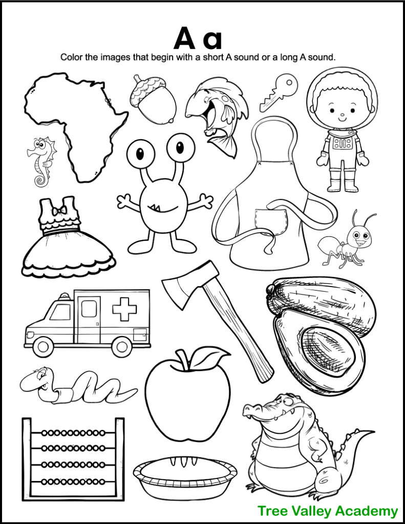 worksheets for the letter a worksheets for the letter a