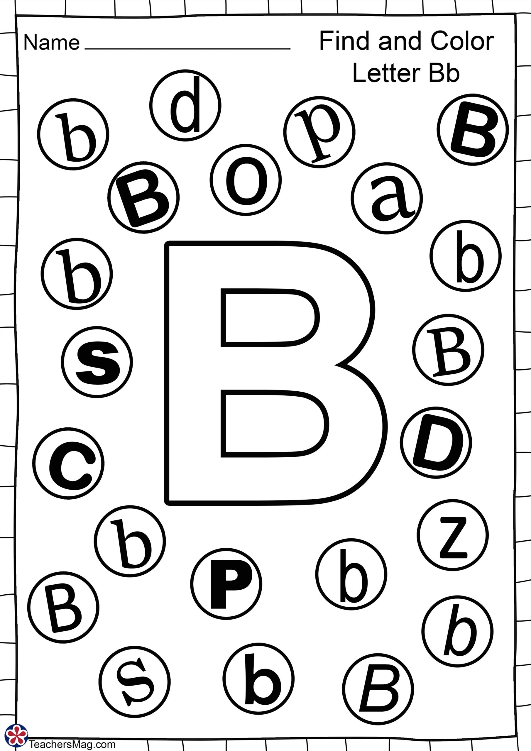 find the letter b worksheet printable find the letter b worksheet printable