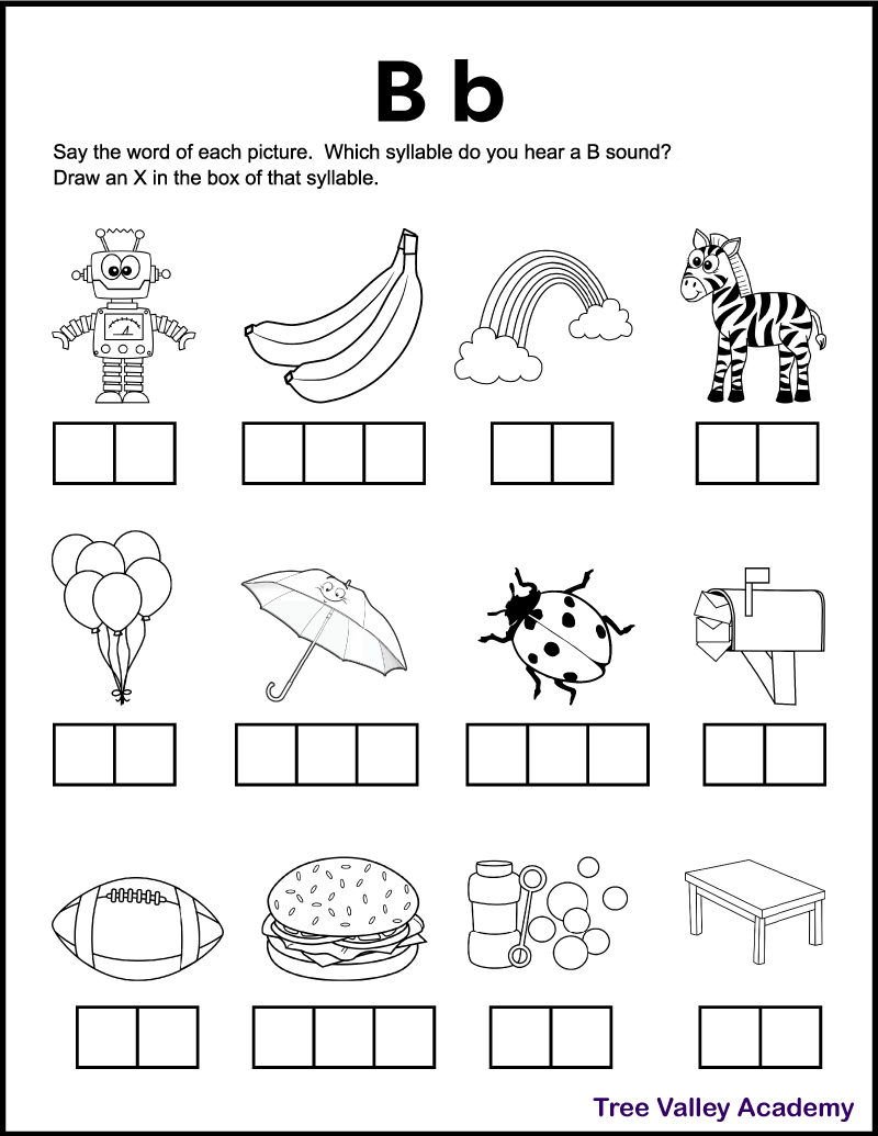 letters and sounds worksheets