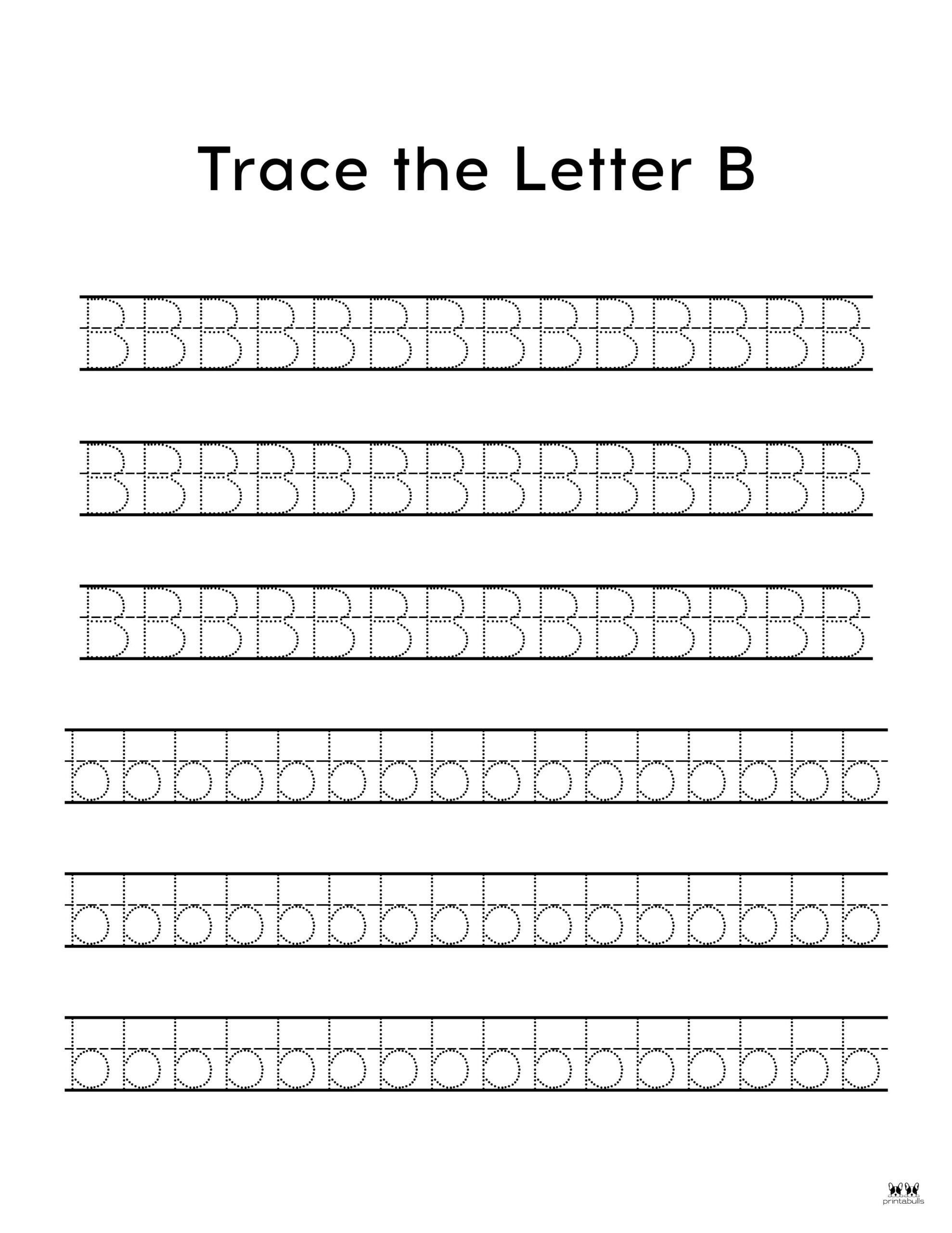 Letter B Worksheets 50 FREE Printables Printabulls