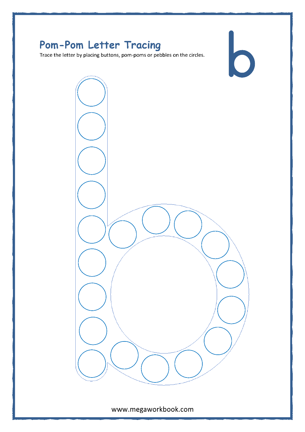 letter b worksheets for preschoolers