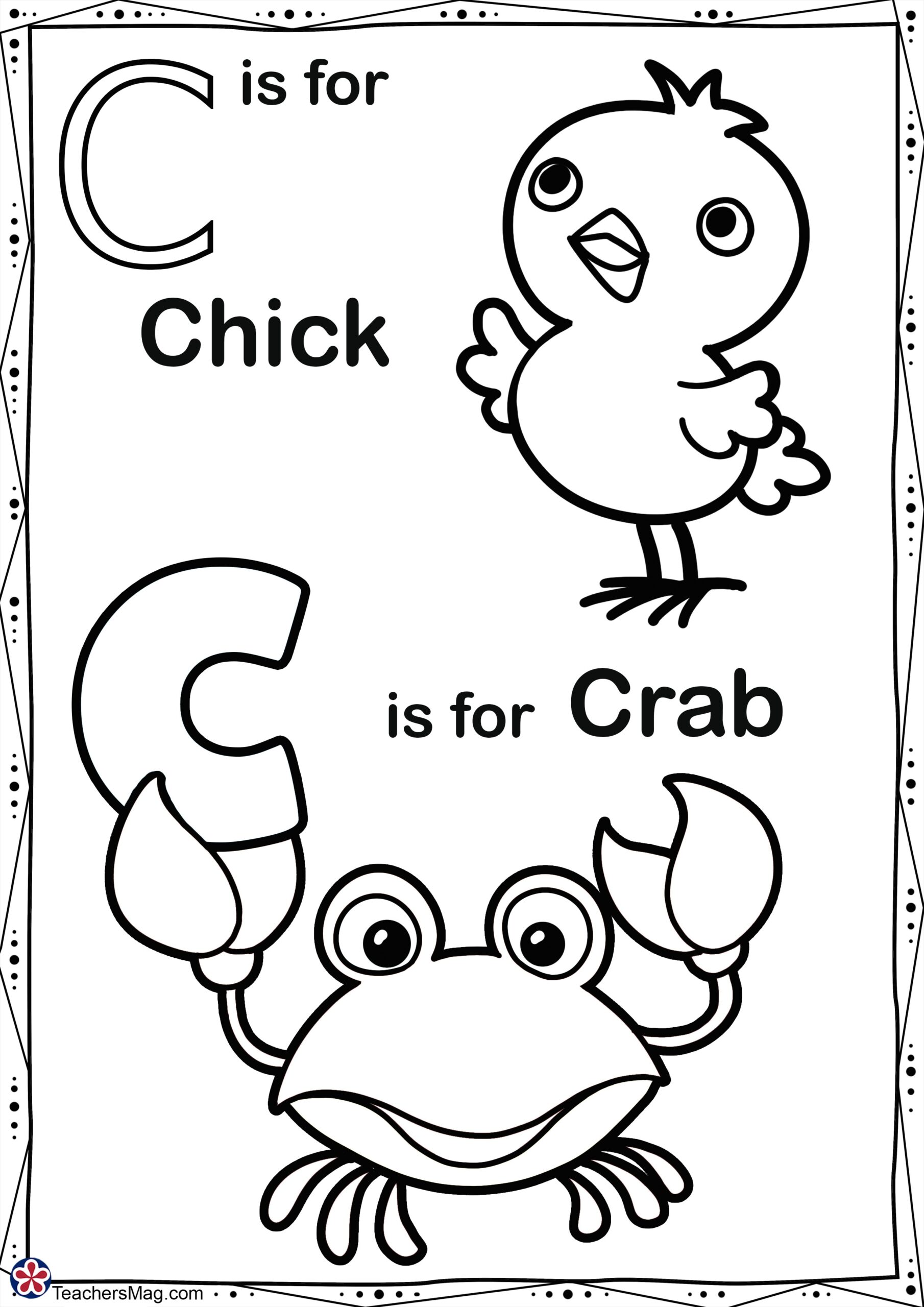 Letter C Worksheets For Preschoolers TeachersMag