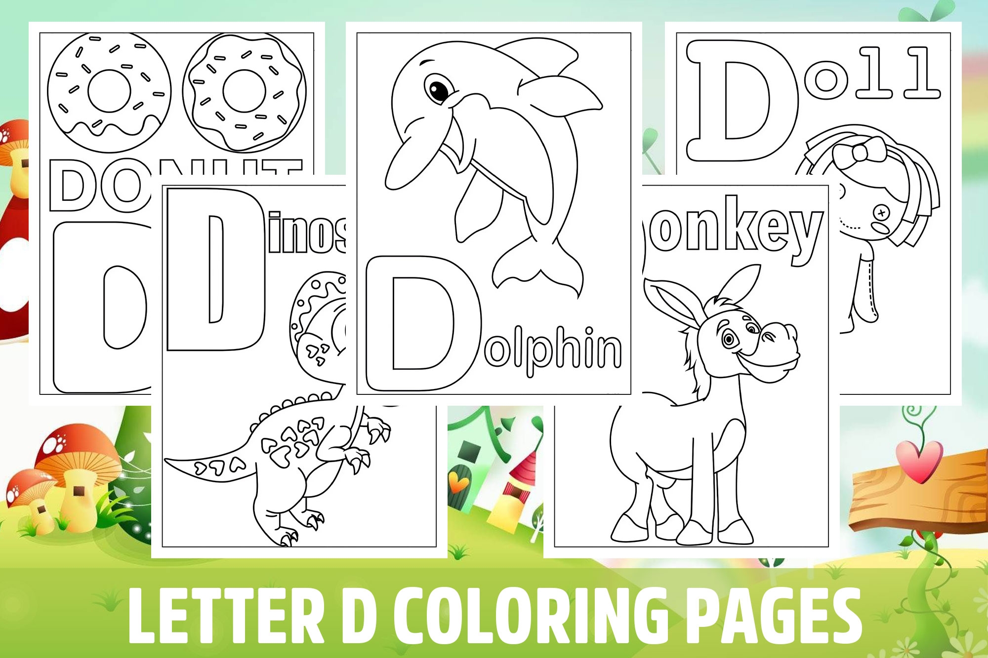 Letter D Coloring Pages For Kids Girls Boys Teens Birthday School Activity Made By Teachers Letter D Coloring Pages For Kids Girls Boys Teens Birthday School Activity Made By Teachers