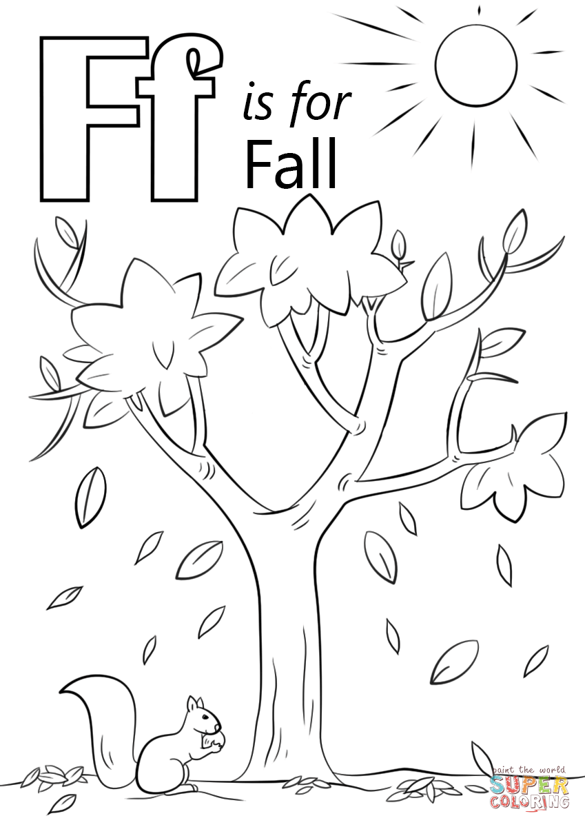 Letter F 40 Free Printable Coloring Pages Letter F 40 Free Printable Coloring Pages