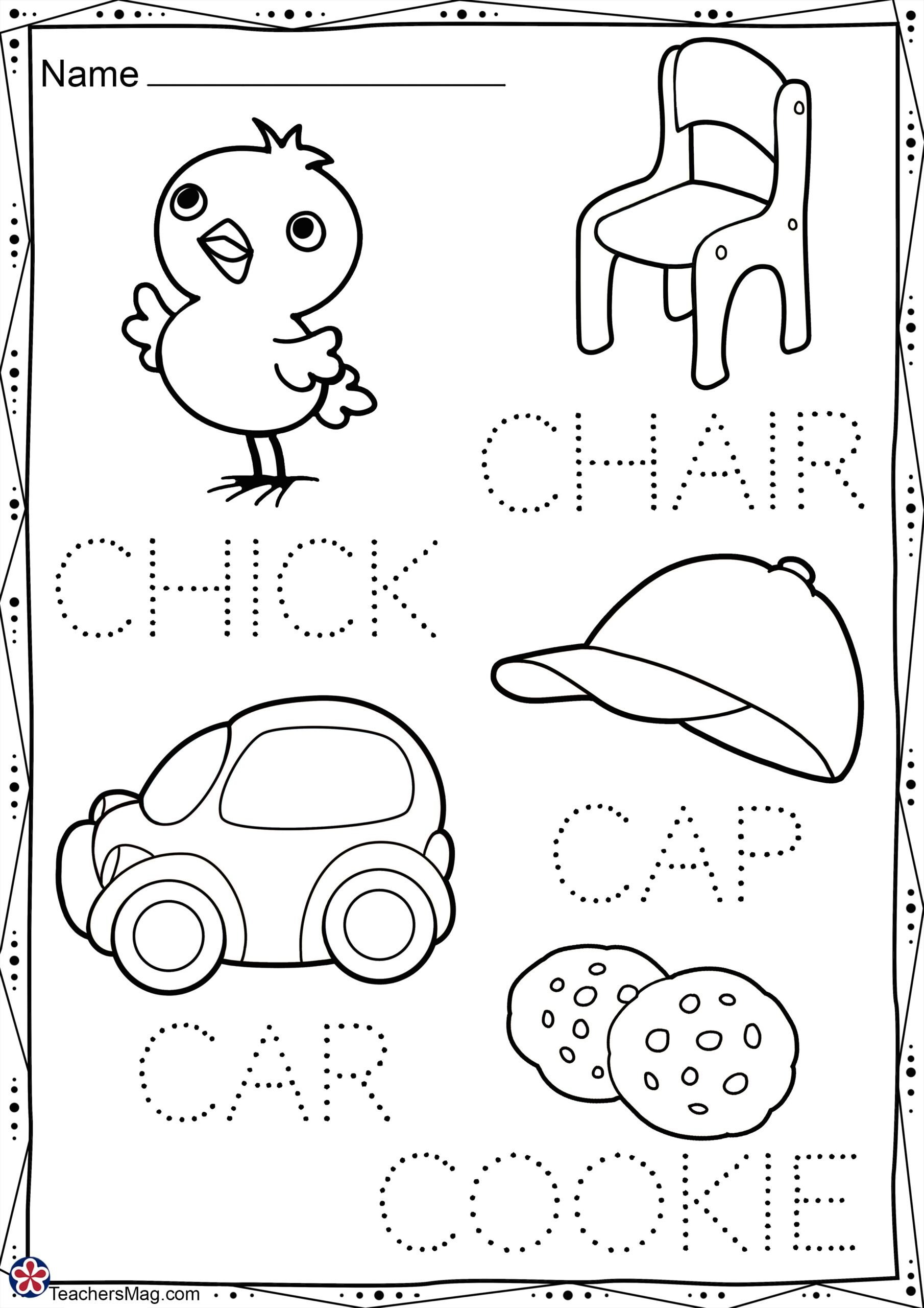 free pre k printable worksheets