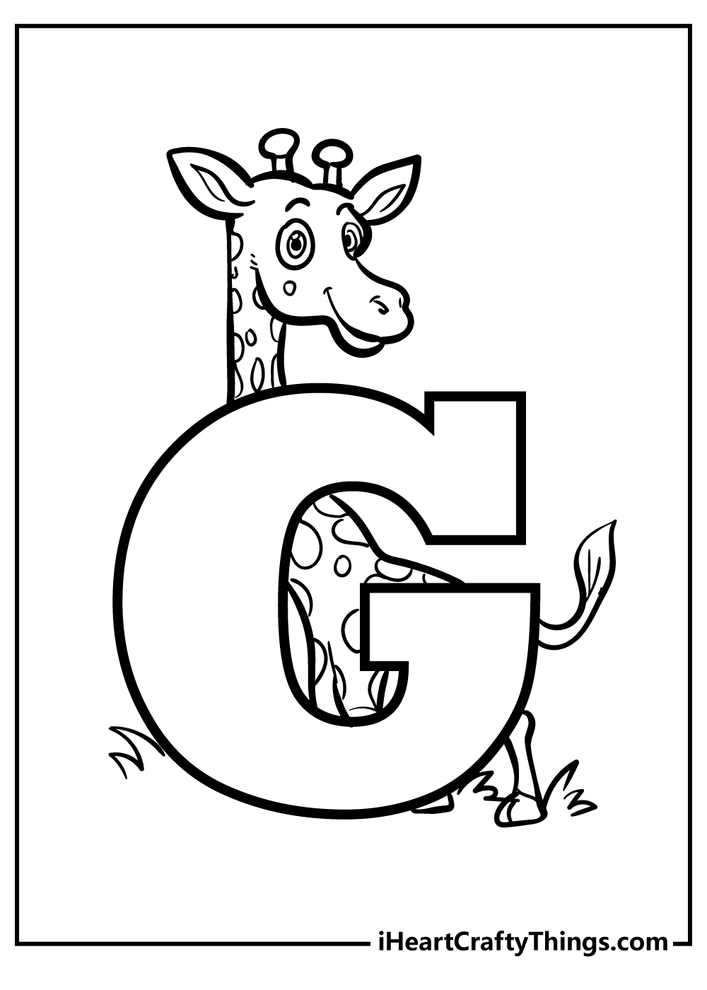 Letter G Coloring Pages 100 Free Printables Letter G Coloring Pages 100 Free Printables
