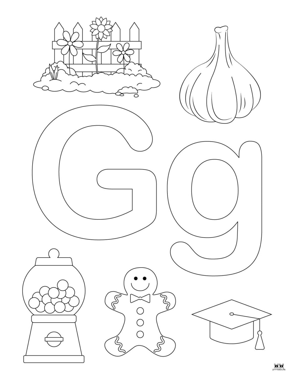letter g worksheet printable