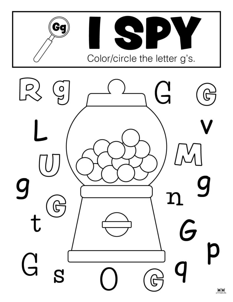 Letter G Worksheets 50 FREE Printables Printabulls