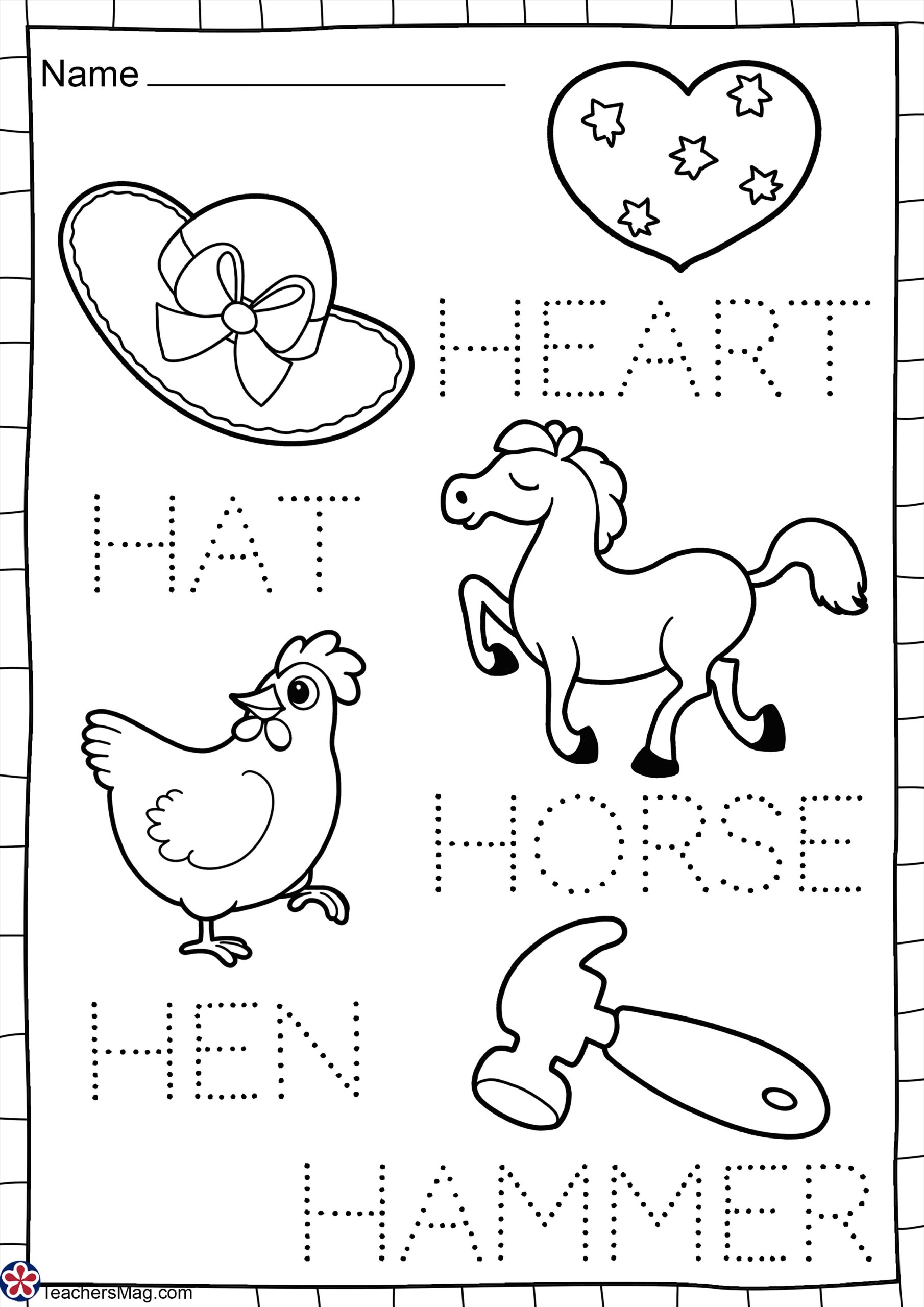 letter h worksheets for kindergarten letter h worksheets for kindergarten