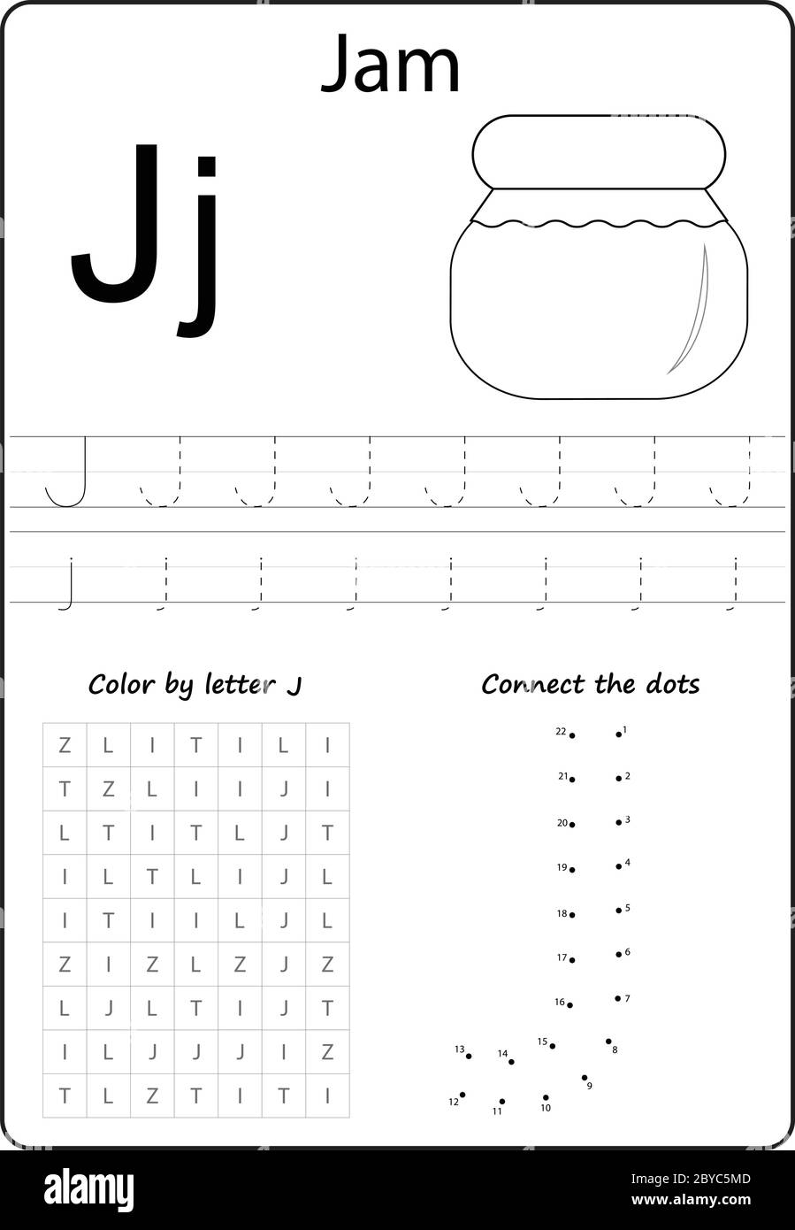 j worksheets for kindergarten j worksheets for kindergarten