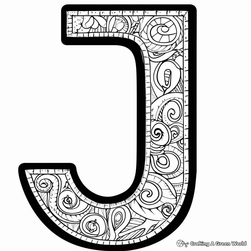Letter J Coloring Pages Free Printable Letter J Coloring Pages Free Printable