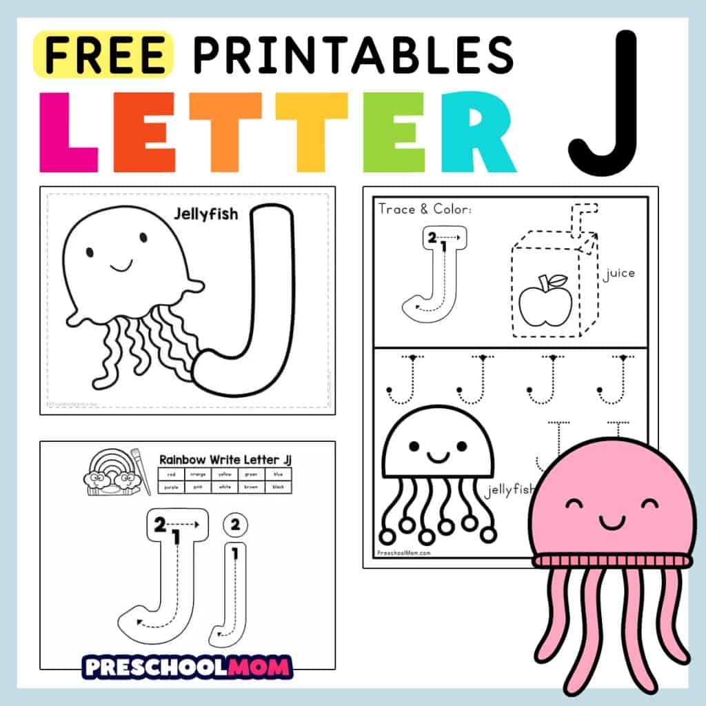 Letter J Preschool Printables Preschool Mom Letter J Preschool Printables Preschool Mom