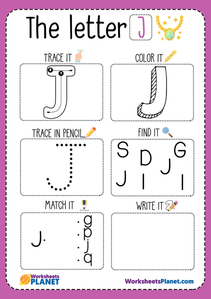 Letter J Printable Worksheets Letter J Printable Worksheets