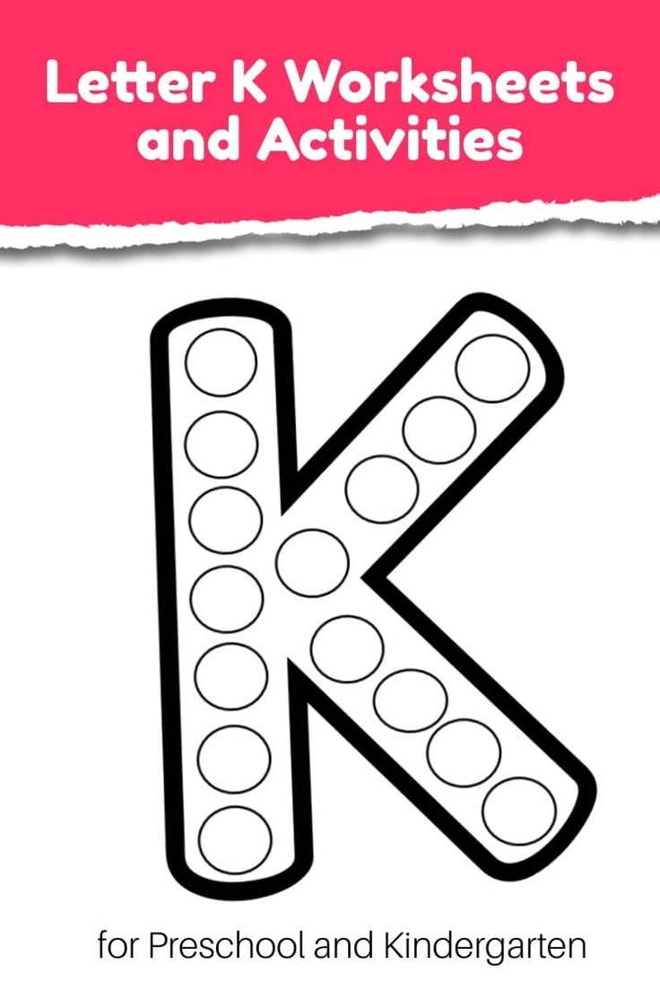 Letter K Worksheets