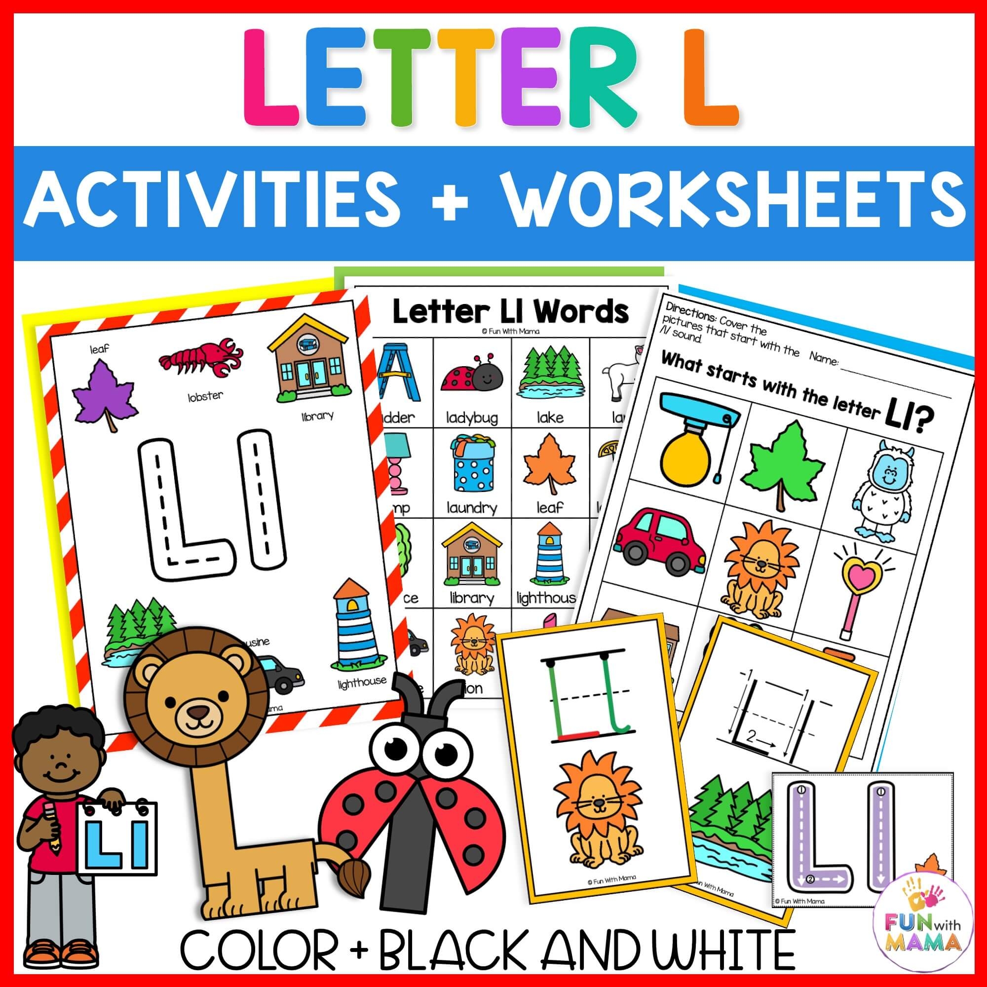 letter l worksheet for preschool letter l worksheet for preschool